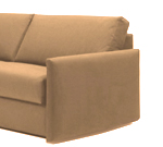 Comfy sofa bed thin armrest