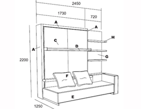 Atoll 000 with sofa