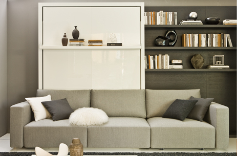 Atoll swing pull down bed with sofa