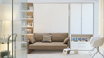 Click to view, Penelope plain and sofa wall bed units